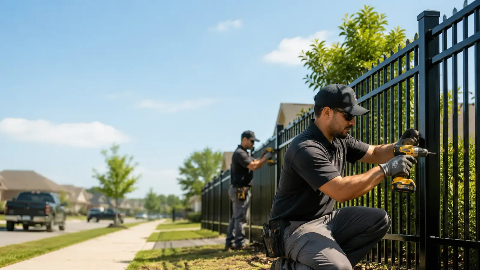 Metal Fence Installation in Rock Island, TN